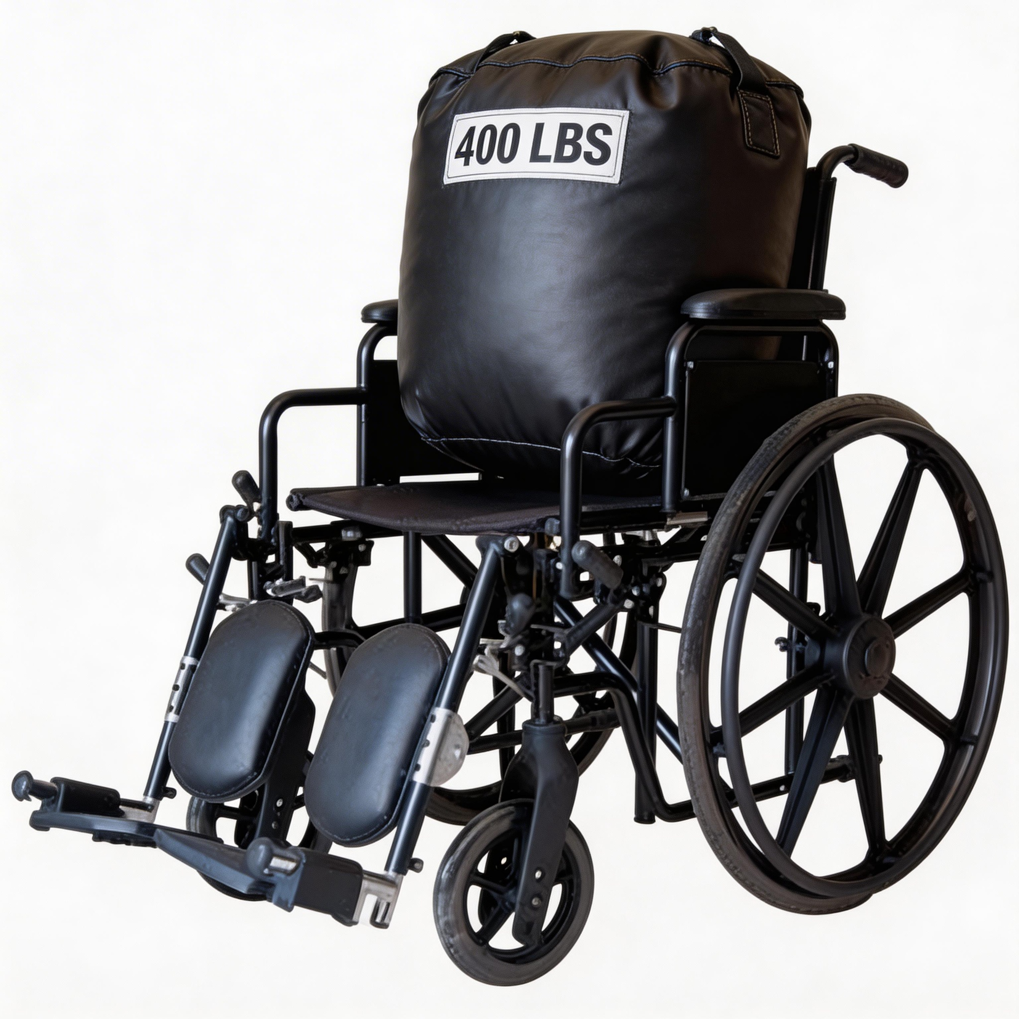 BME4618 Silla de ruedas manual bariátrica de alta resistencia de 22 pulgadas