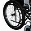 Venta al por mayor Silla de ruedas manual todoterreno Fat Tire | Ruedas traseras personalizables y estructura de acero resistente