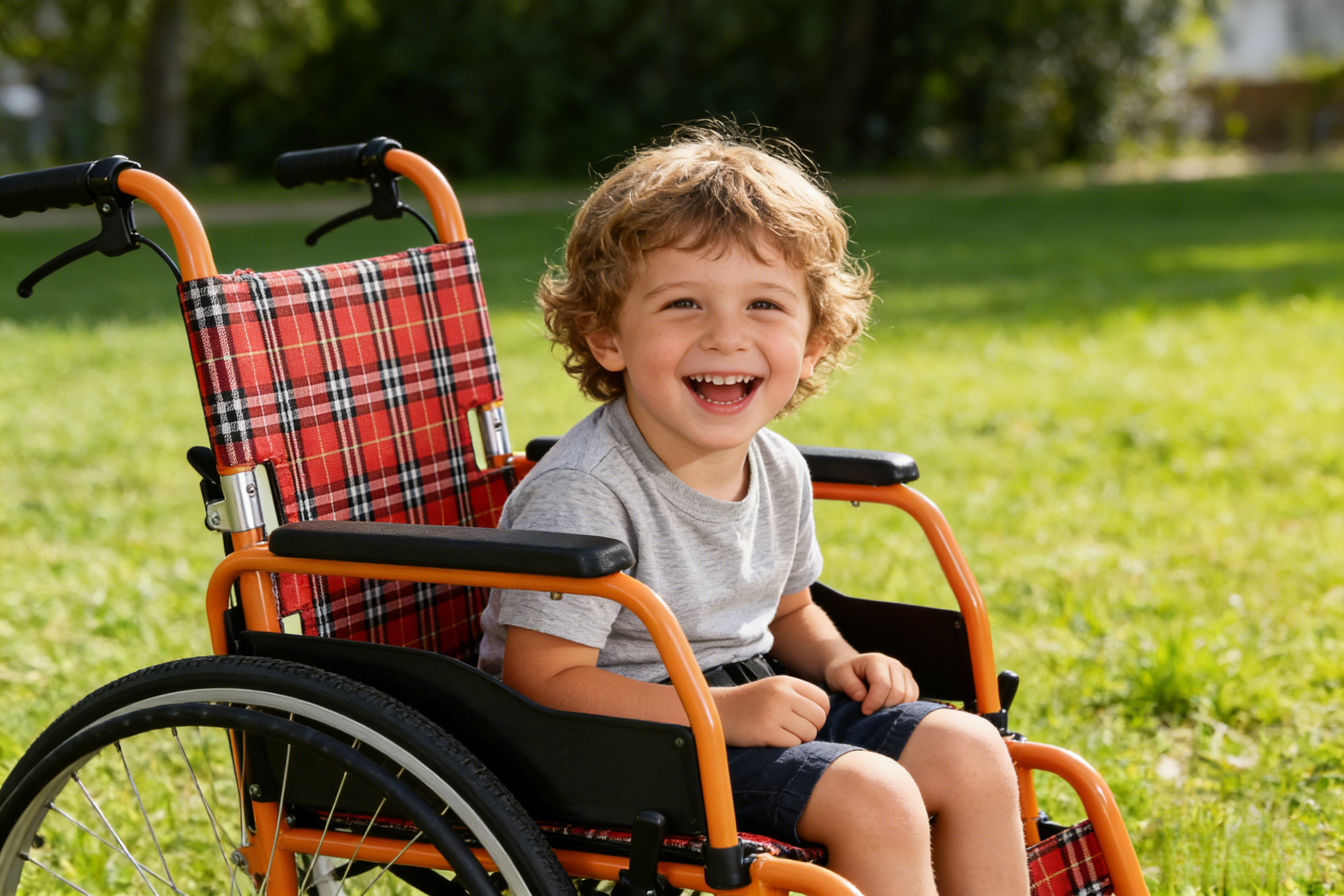 Silla de ruedas pediátrica personalizada | Altura ajustable y ancho del asiento personalizado