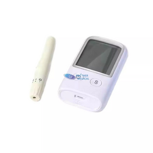 Kit de prueba de diabetes digital del glucómetro médico sin medidor de glucosa codificante con pantalla LCD