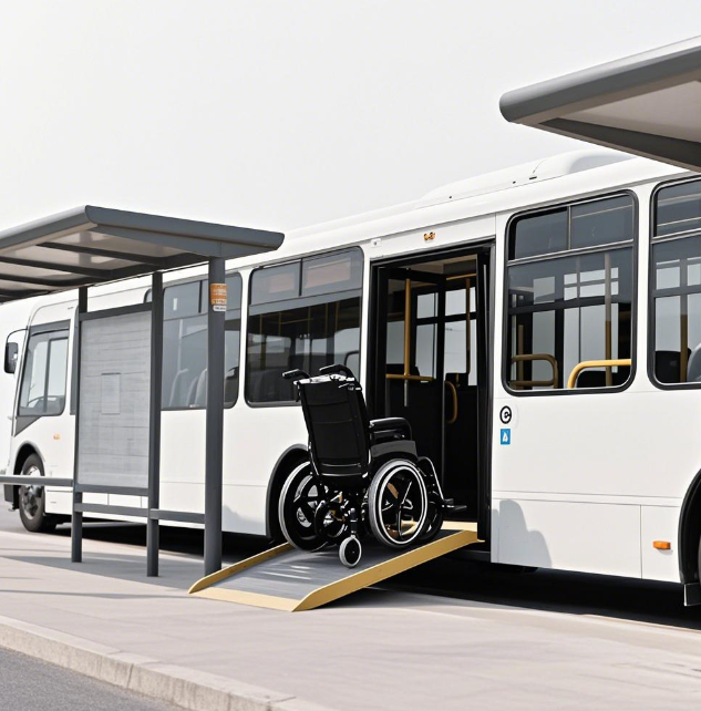 ¿Pueden las sillas de ruedas eléctricas ir a los autobuses?