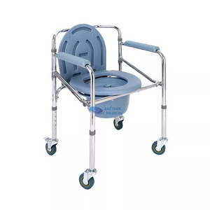 Autoportada pequeña silla médica con ruedas