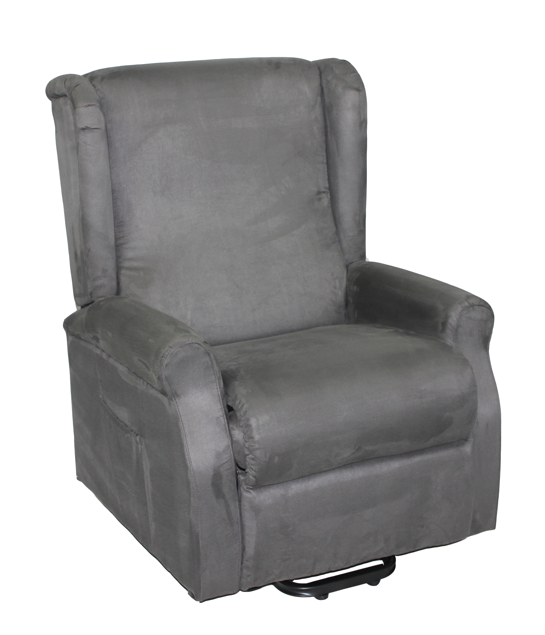 Silla de elevación gris eléctrica para ancianos