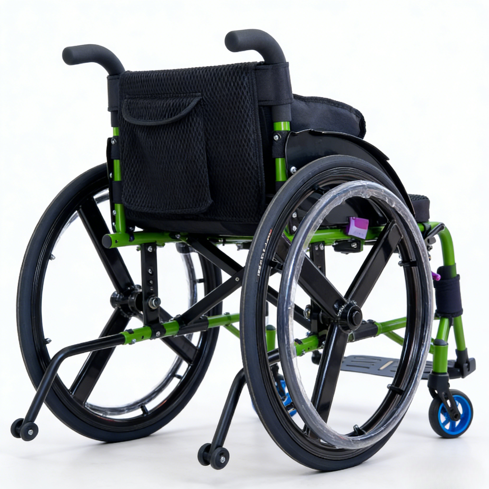 Silla de ruedas de baloncesto ultraligera de fibra de carbono | Certificado por la FDA 