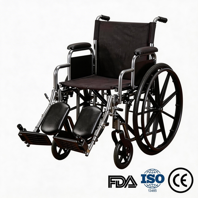 BME4618 Silla de ruedas manual bariátrica de alta capacidad de 26 pulgadas | Carga máxima de 450 libras.