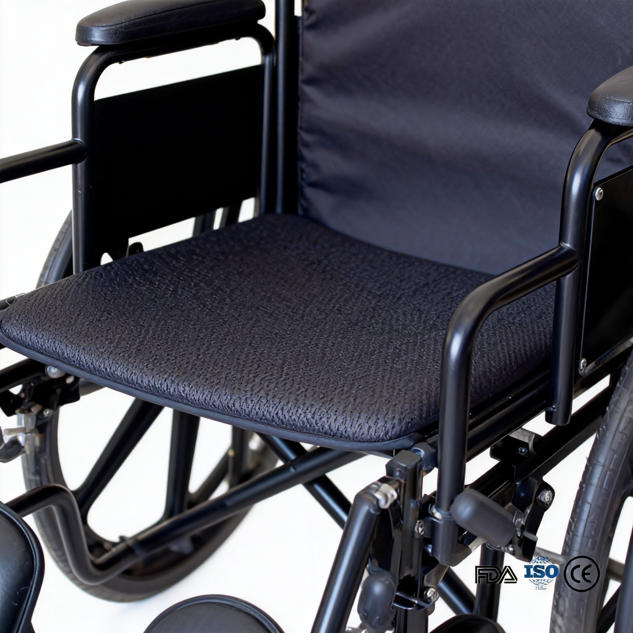 BME4618 Silla de ruedas manual bariátrica de alta resistencia de 22 pulgadas
