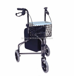 Rollador de 3 ruedas ajustable para discapacitados