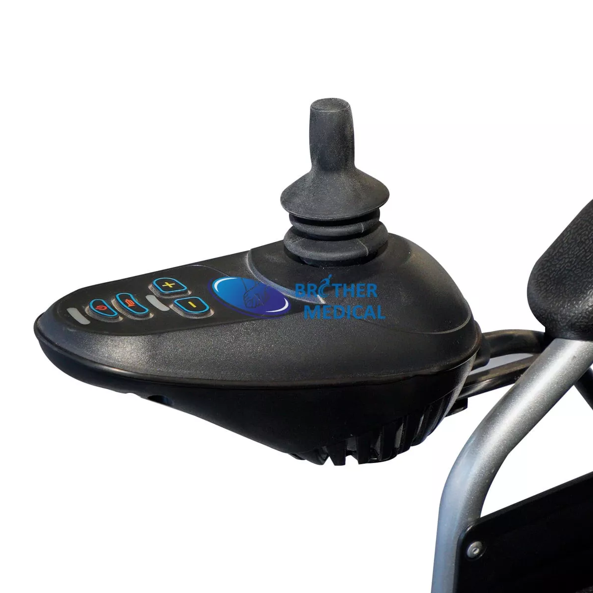 Silla de ruedas eléctrica eléctrica al aire libre con joystick