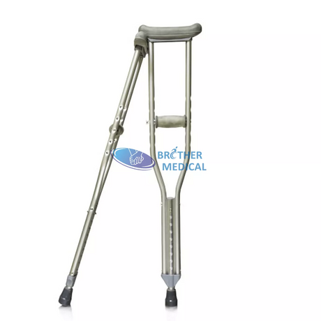 Muletas de aluminio y muletas de aluminio.