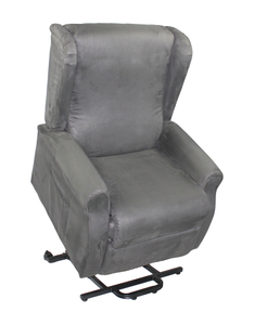 Silla de elevación gris eléctrica para ancianos