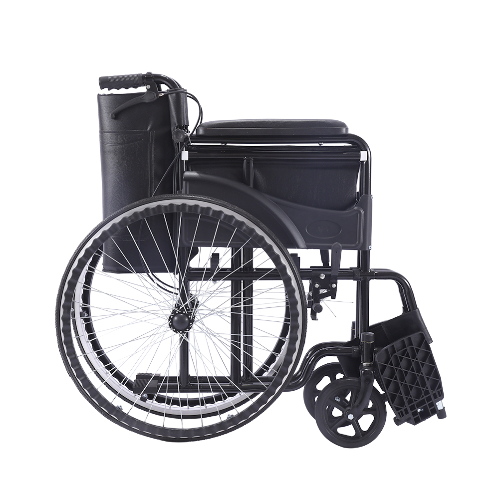 Precio barato nuevo silla de ruedas plegable de acero