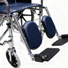 BME4618 Silla de ruedas bariátrica cromada - Movilidad resistente de 400 libras