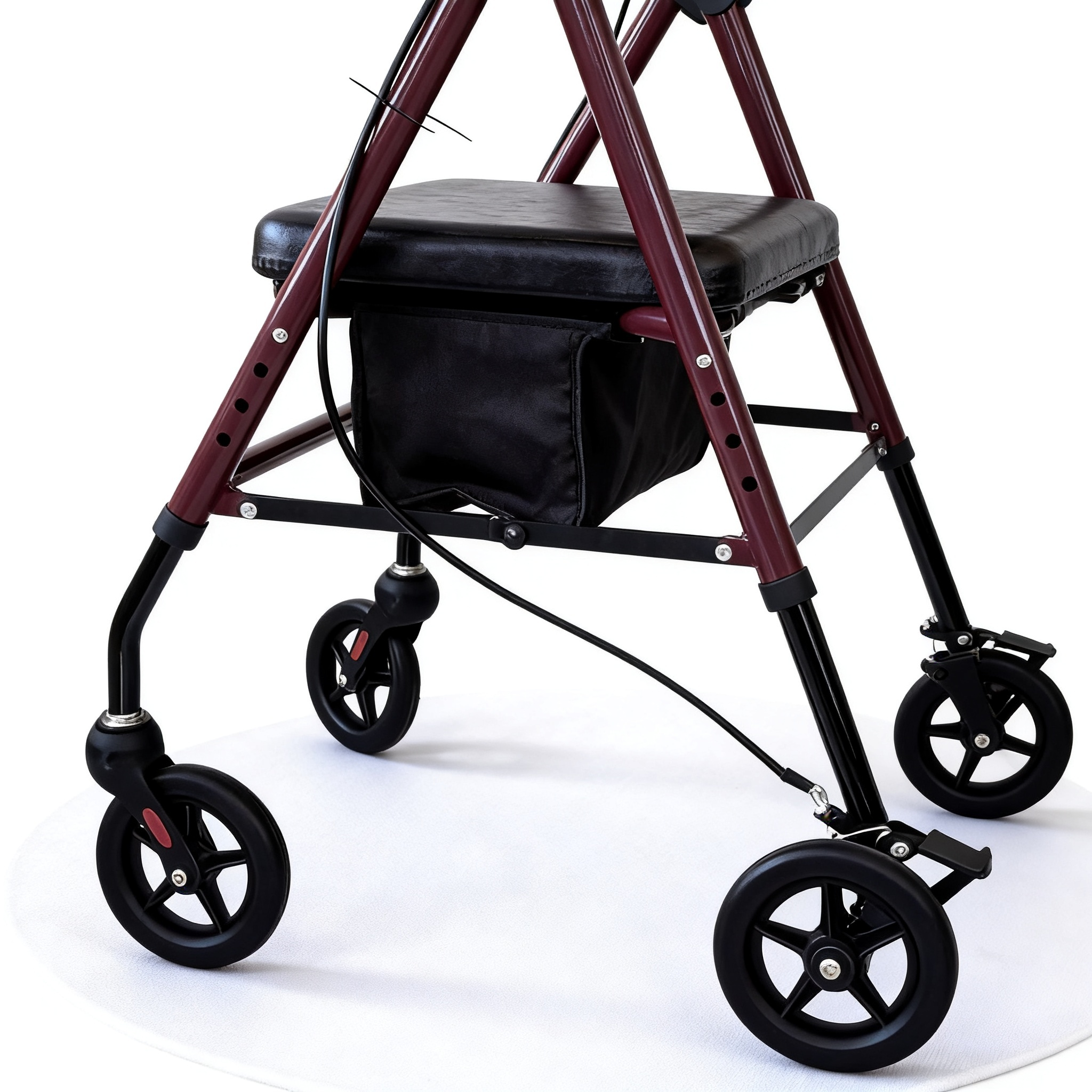 Rollador de aluminio vertical portátil al aire libre