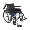 Silla de ruedas manual plegable de neumáticos para grasa para rehabilitación
