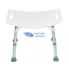 Taburete de ducha de seguridad portátil de aluminio de baño