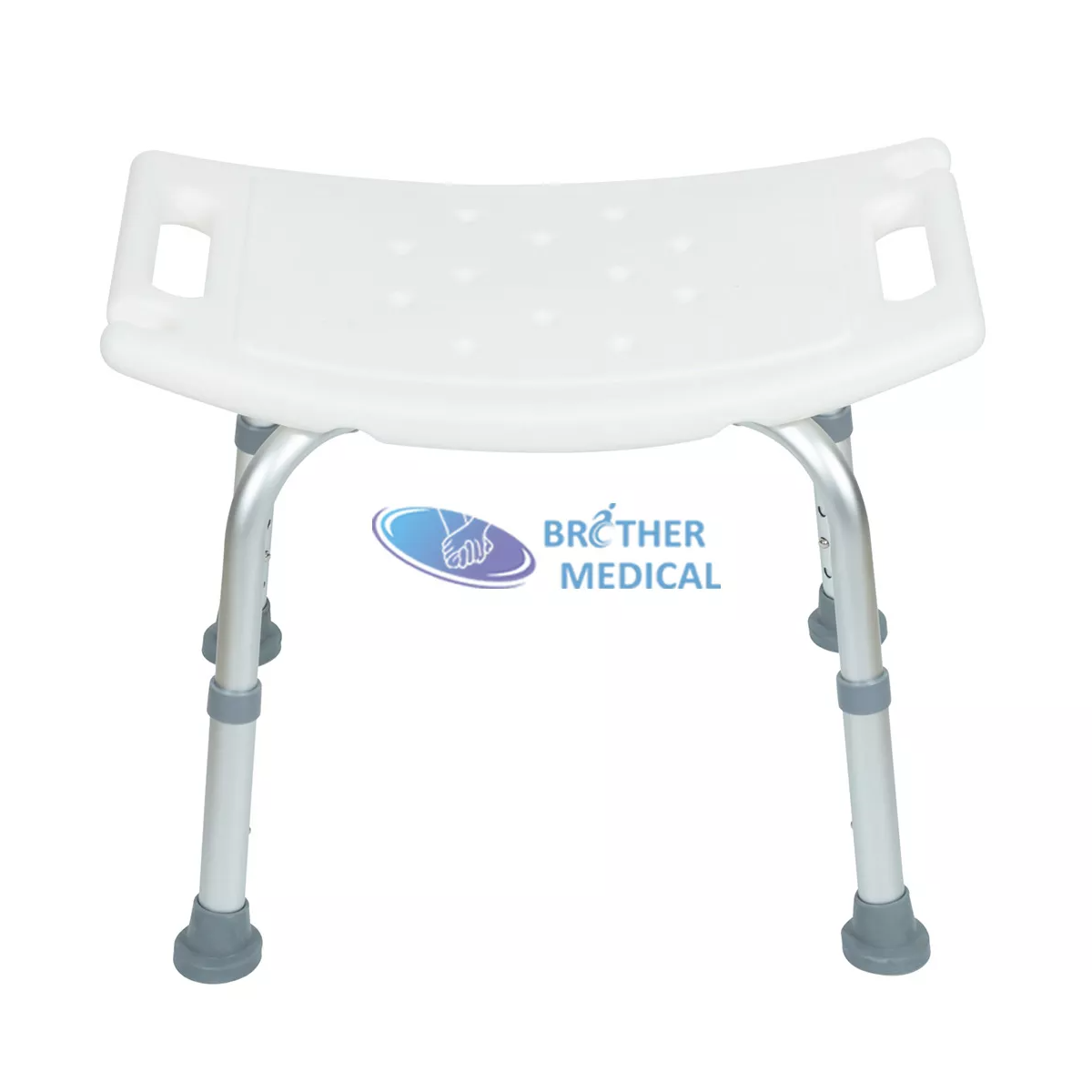 Taburete de ducha de seguridad portátil de aluminio de baño