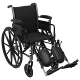 Silla de ruedas ajustable de altura liviana