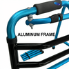 Andador de Aluminio Azul con Patas Desmontables