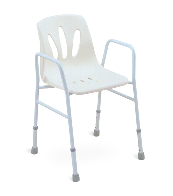 Baño silla de ducha de fondo plegable de baño pesado
