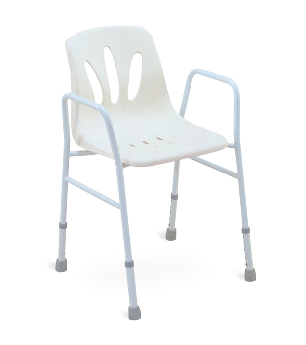 Silla de ducha giratoria para ancianos con brazos
