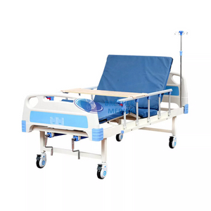 Equipo de muebles de hospital de China Atención saludable 2 manual de bayas manuales de dos funciones camas de hospital precio de la cama médica para ancianos
