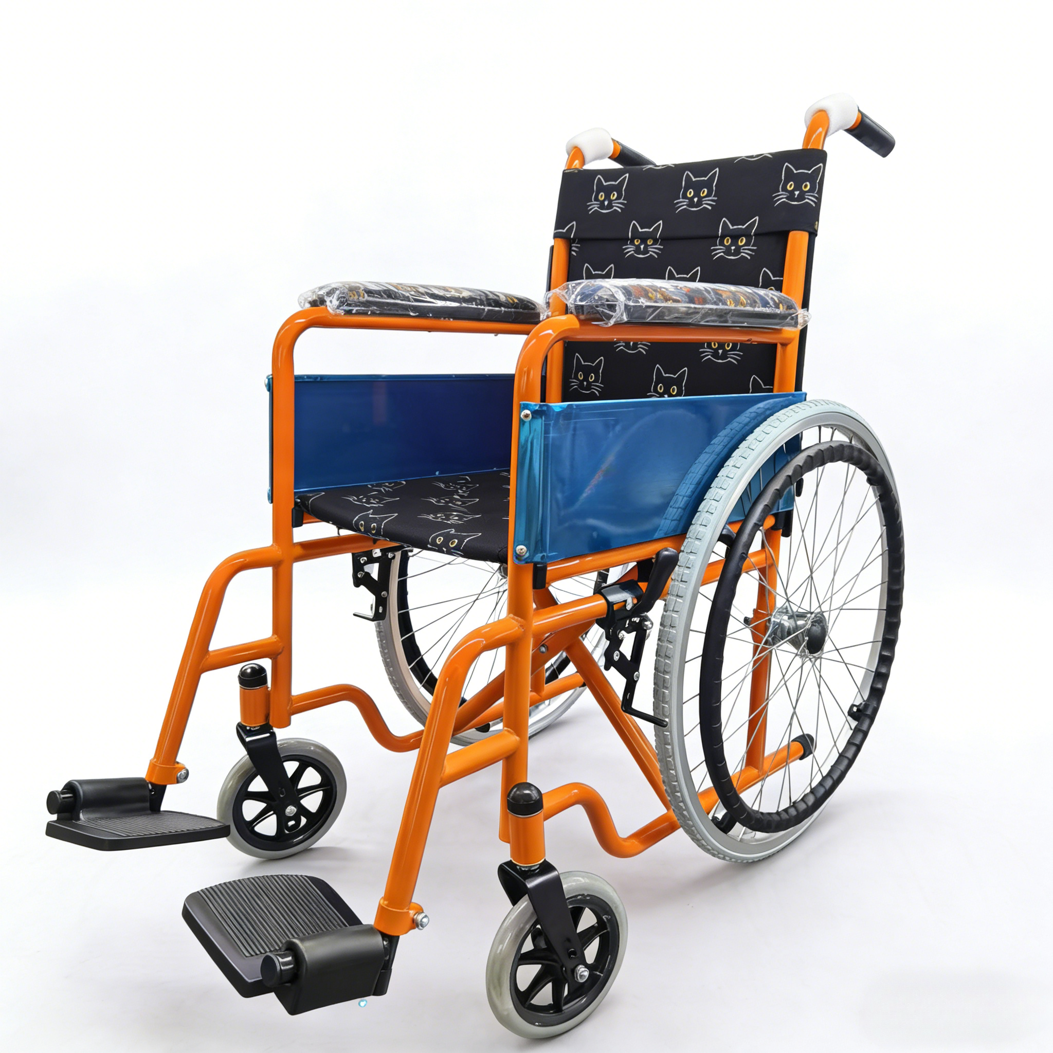 Silla de ruedas manual económica estándar para niños