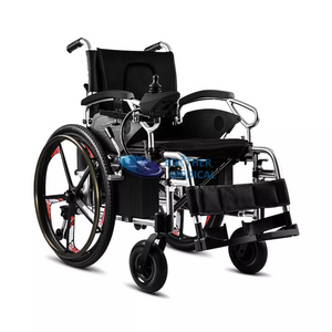 Silla de ruedas eléctrica de aluminio para adultos jóvenes