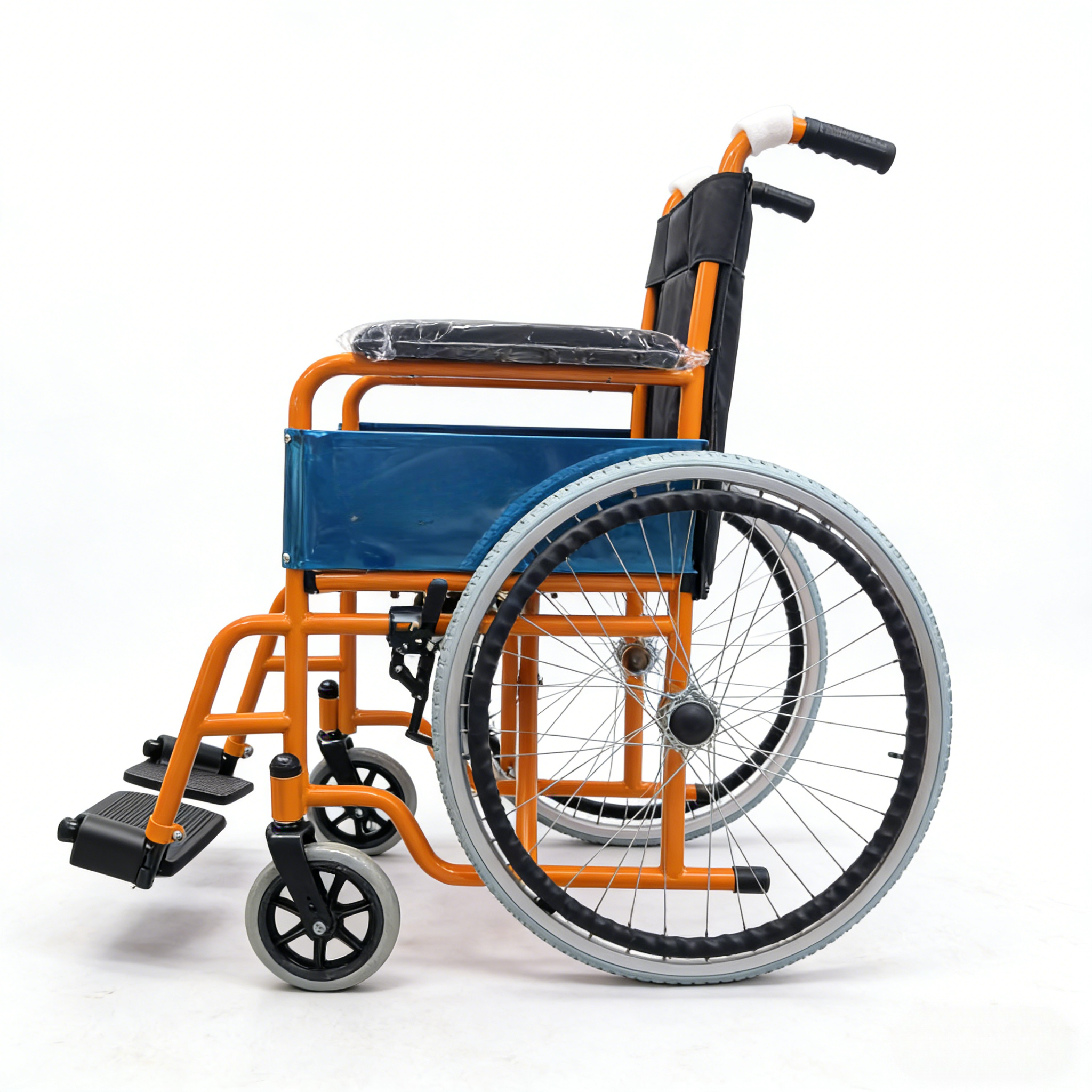 Silla de ruedas manual económica estándar para niños