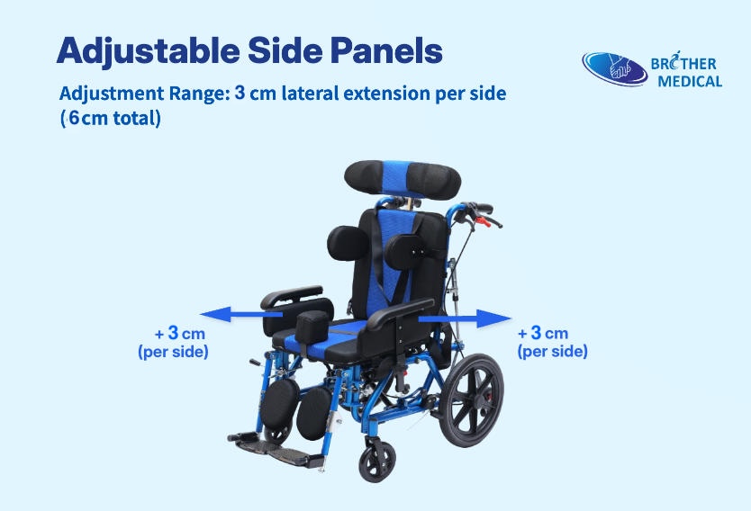 paneles laterales ajustables, Rango de ajuste: extensi&oacute;n lateral de 3 cm por lado (6 cm en total). Prop&oacute;sito: Adaptar el crecimiento y extender el ciclo de vida del producto.